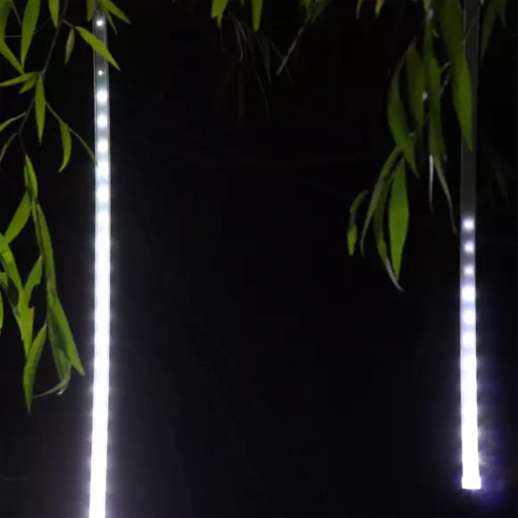 Stalactite lumineuse L4 m Glaçons défilement Blanc froid 100 LED 2