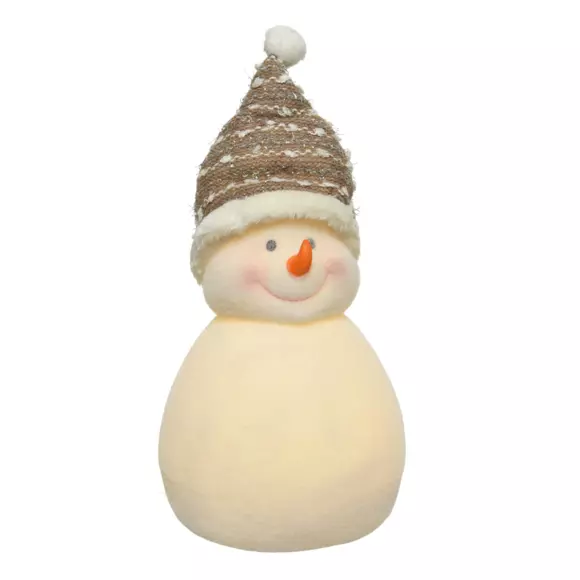 Batteriebetriebener LED Schneemann Andrea Warmweiß 4 LEDs 3