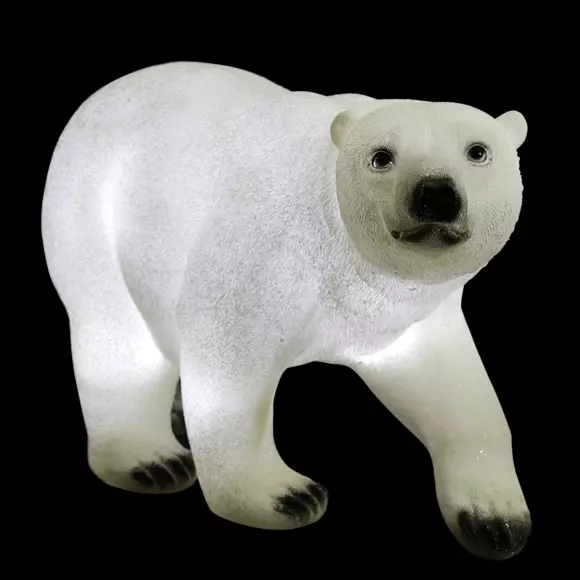 Ours lumineux Valentin Blanc froid 8 LED 2