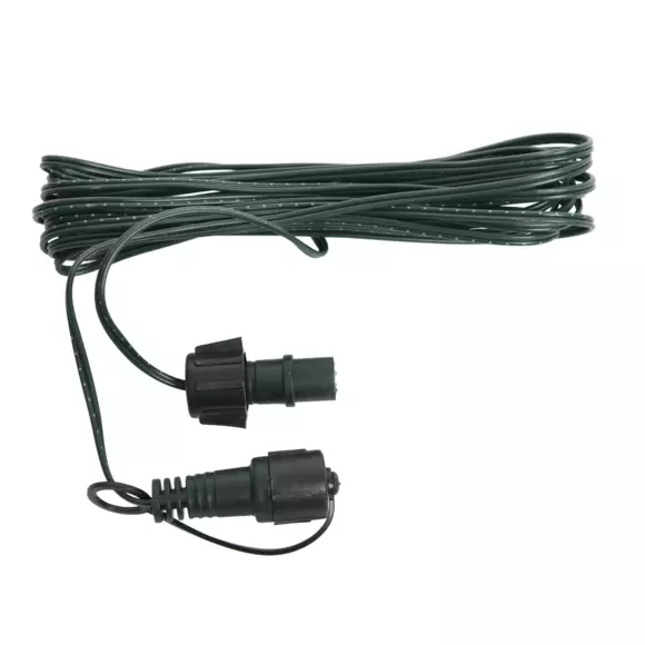 Conector alargador del cable verde 20 m 2 para luces de Navidad sistema LED Conect 24V 2