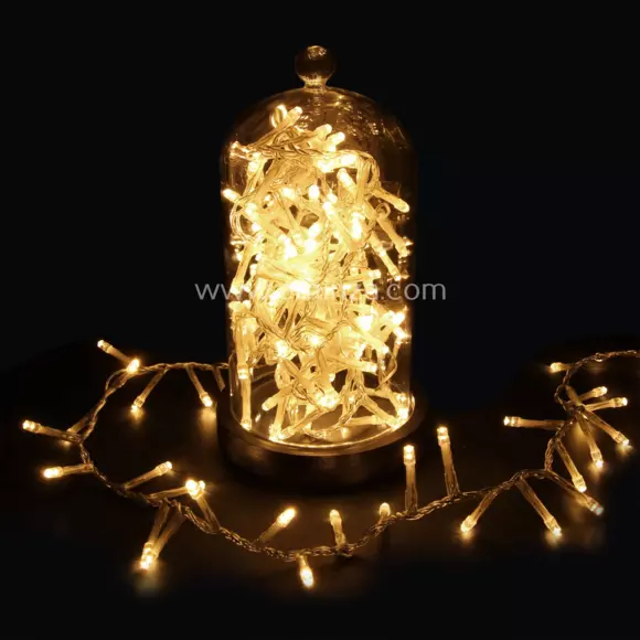 Luces de Navidad Lujo 11 m Blanco cálido 560 LED 2