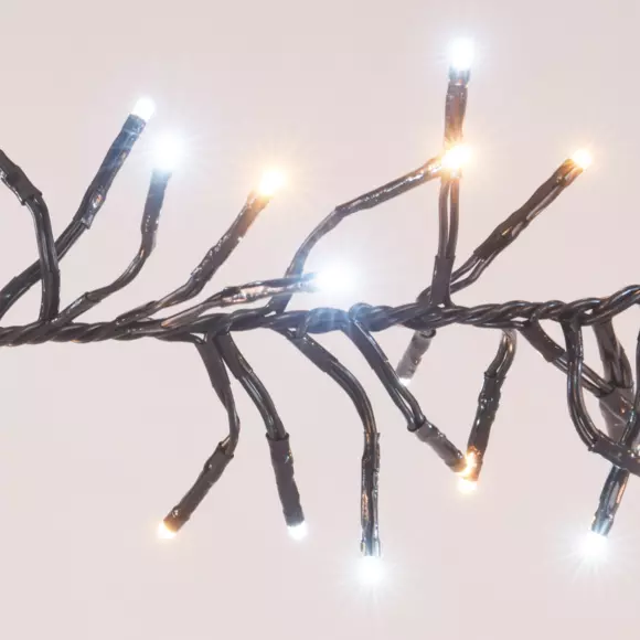 Guirlande lumineuse Boa 5,60 m Bicolore 768 LED Blanc chaud et blanc froid CN 2