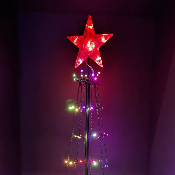 Cono luminoso luces bailarinas Multicolor 100 Micro LED 2