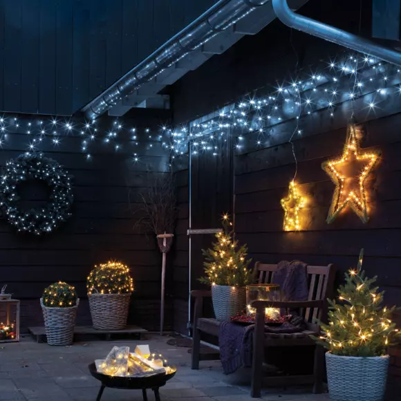Estalactitas de luces Stars 11 m Blanco frío 259 LED CN 2
