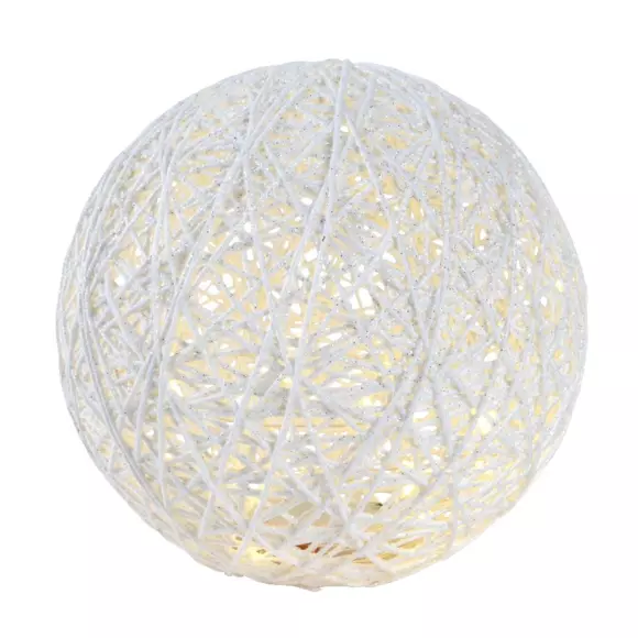Bola de nieve a pilas con luz Blanco cálido 30 LED 2