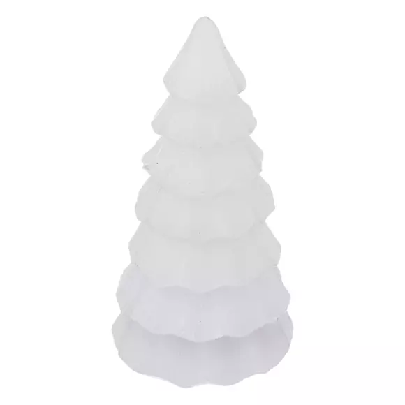 Cofre de velas de pino con luz Blanco cálido  LED