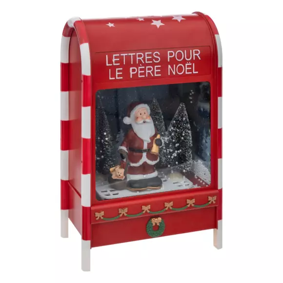 Boîte aux lettres Père Noël lumineux  12 LED 2