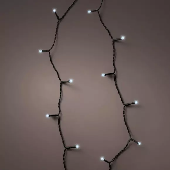 Guirlande lumineuse Durawise à piles 14,30 m Blanc froid 192 LED CN 2