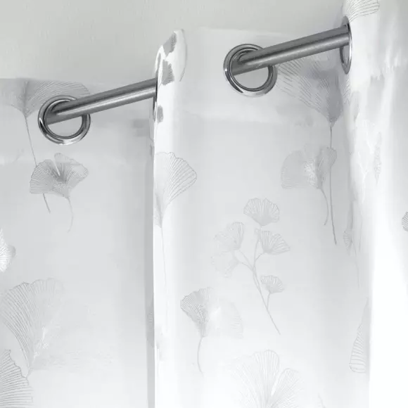 Cortina semi opaca (140 x 260 cm) Bloomy Blanco 2