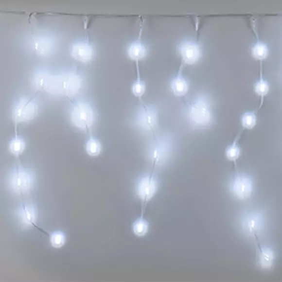 Stalactite lumineuse L7,10 m Icicle Blanc froid 360 LED CT 2