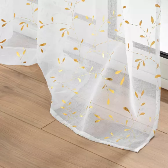 Visillo (140 x 240 cm) Floresia Oro