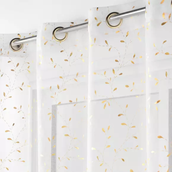 Visillo (140 x 240 cm) Floresia Oro