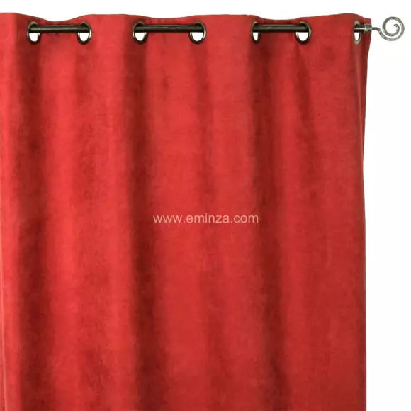 Rideau occultant isolant (140 x H260 cm) Alaska Terracotta 2