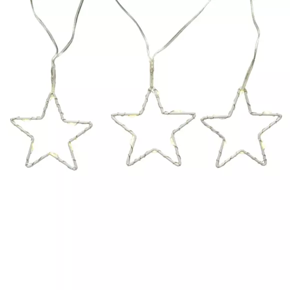 Guirnalda luminosa Estrella Micro LED 1,40 m Blanco cálido 48 LED 2