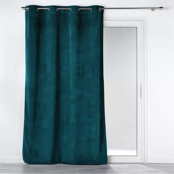 Cortina  semi-opaca(140 x 260 cm) Casual Azul petróleo 2