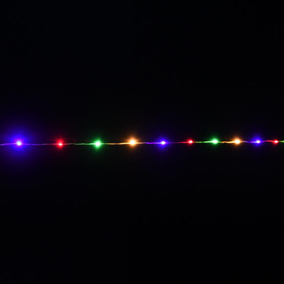 Micro-LED Lichterkette 10 m Mehrfarbig 100 LEDs ultraglänzend CT 2