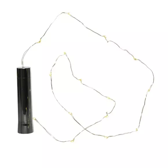Luces de Navidad Micro LED Minutero 0,09 m Blanco cálido 15 LED para botella 3