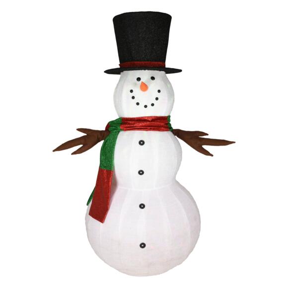 Bonhomme de neige lumineux Snowman Géant Multicolore 2 LED 2