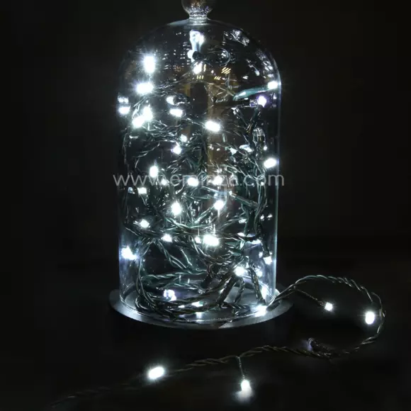 Luces de Navidad Flashing Light 16 m Blanco frío 192 LED 3