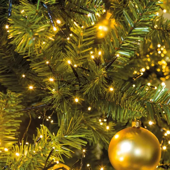 Luces de Navidad Durawise 6 m Blanco cálido 600 LED Grappe CN 2