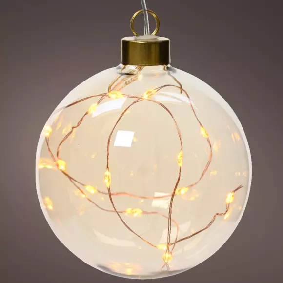 Suspension boule lumineuse à piles Warm wit 2