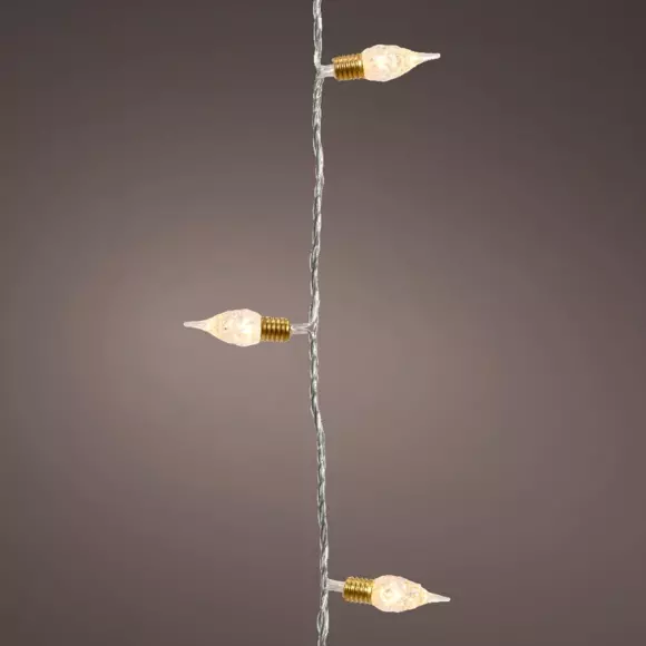 Luces de Navidad Vintage CT 12 m Blanco cálido 2