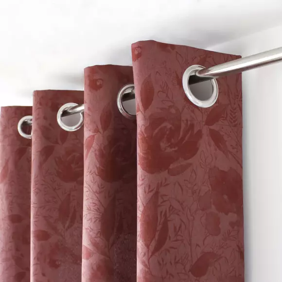 Rideau (135 x 240 cm) Harmony Rouge grenat 2