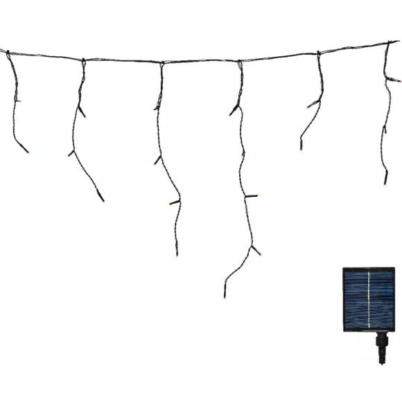 Stalactite lumineuse Solaire L11 m Multicolore 259 LED 2