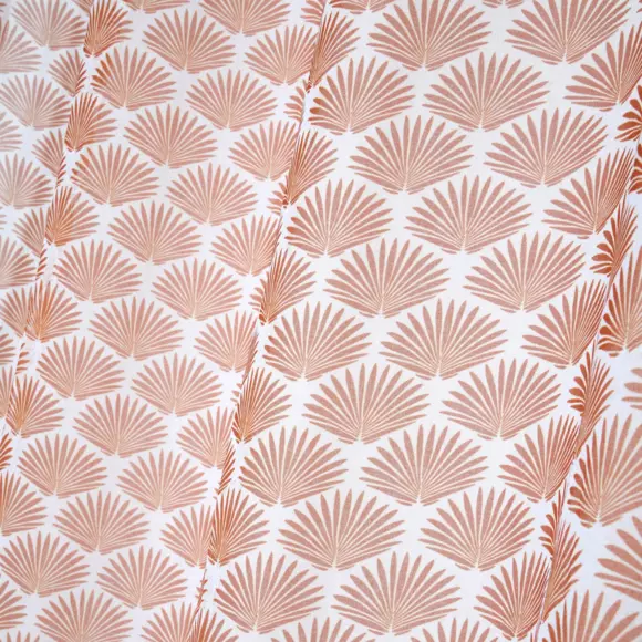 Voilage (140 x 260 cm) Greenmood Terracotta 2