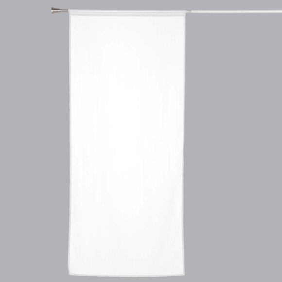 Vitrage (90 x 200 cm) Etamine bevroren Wit 2
