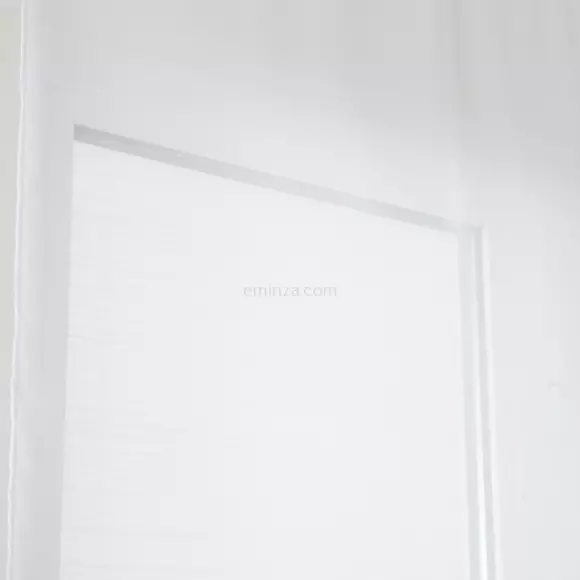 Visillo para ventana (90 x 200 cm) Etamine Blanco escarchado 3