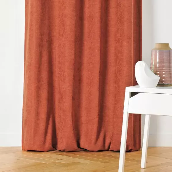 Rideau occultant isolant (140 x H260 cm) Alaska Orange foncé 3