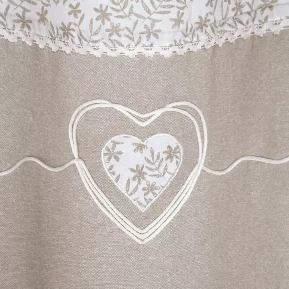 Rideau coton (140 x 260 cm) Sophie Beige 3