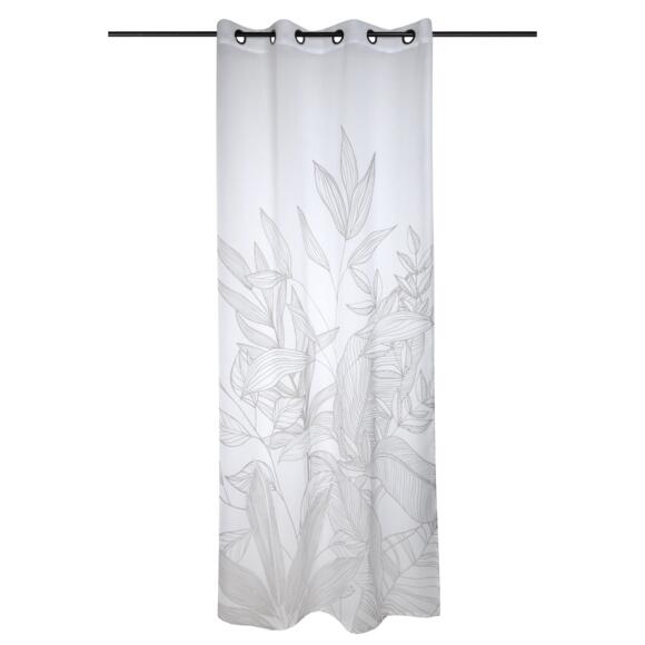 Tenda trasparente (140 x 260 cm) Japandi Grigio 3