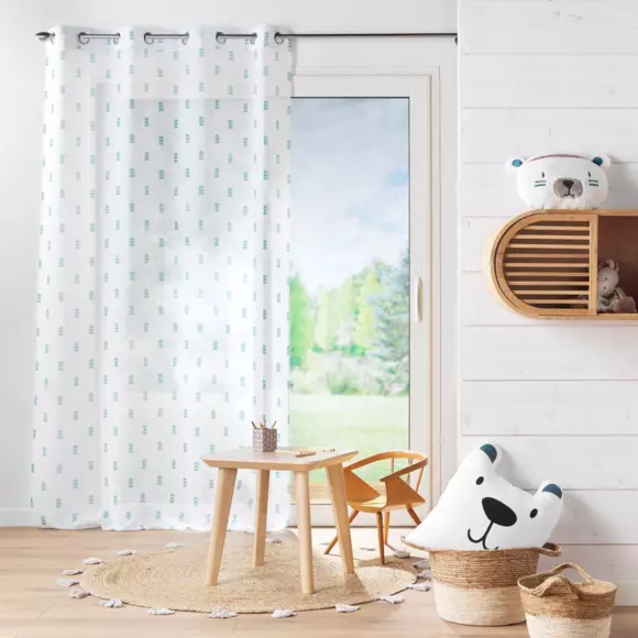 Visillo (140 x 240 cm) Geokid Verde salvia