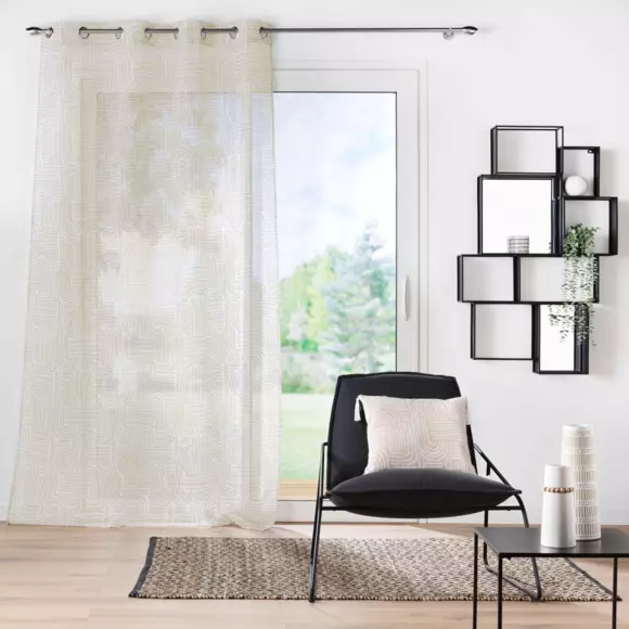 Visillo (140 x 280 cm) Pandore Blanco