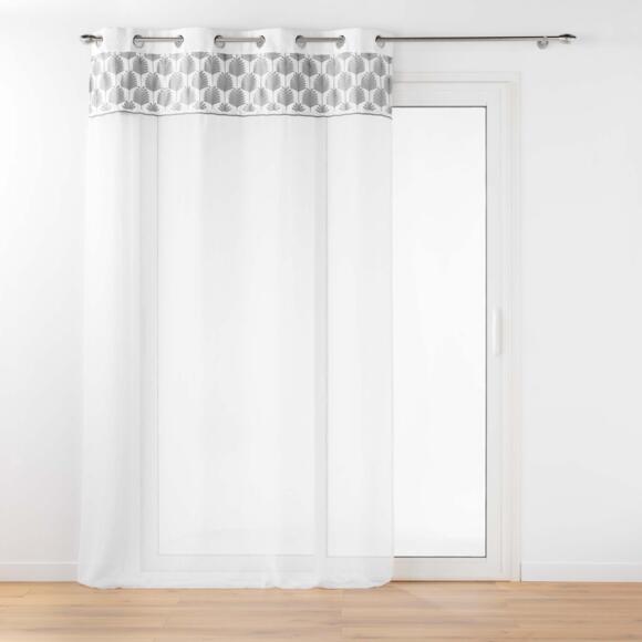 Tenda trasparente (140 x 240 cm) Kasita Bianco