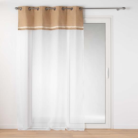 Tenda trasparente (140 x 240 cm) MalOroy Bianco