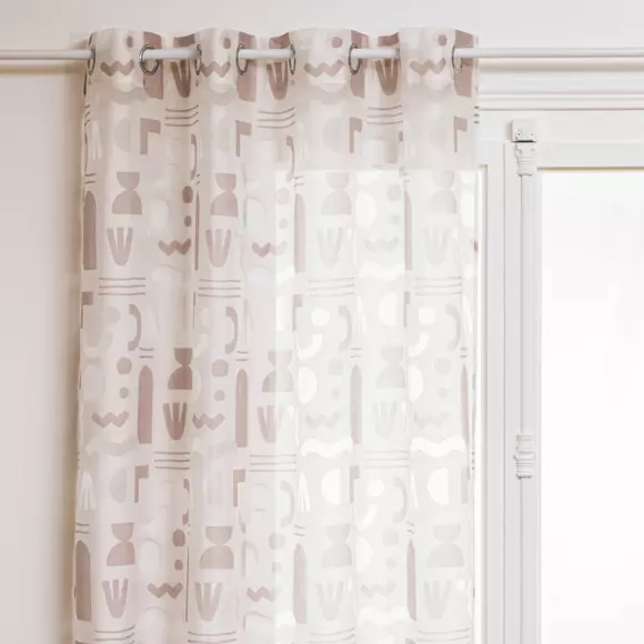 Vitrage (140 x 240 cm) Kumez Beige