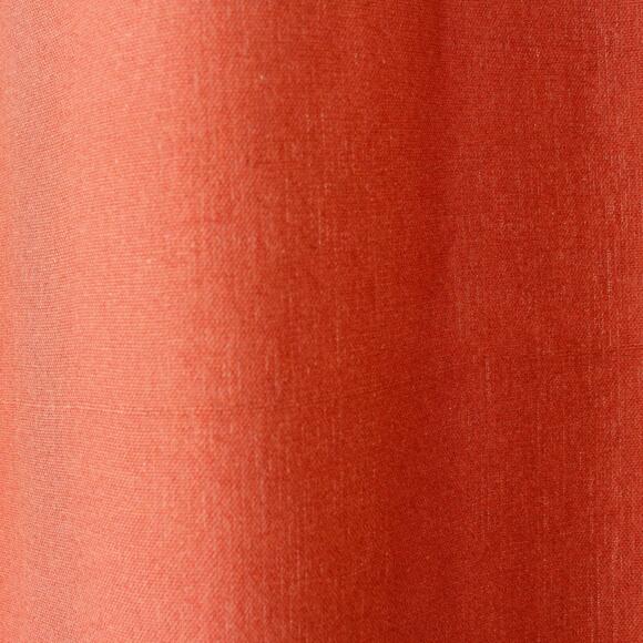 Cortina semi opaca en algodón recliclado (135 x 240 cm) Dune Terracota 2