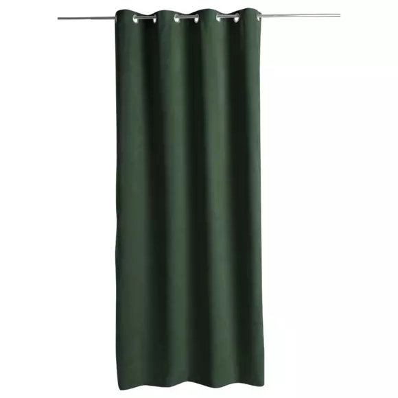 Rideau velours (140 x 260 cm) Memo Vert cèdre 4