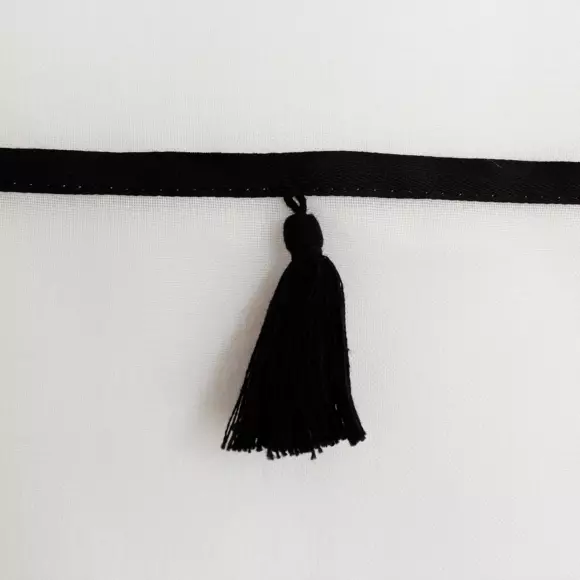 Paire de voilages (60 x 120 cm) Linea Noir 2