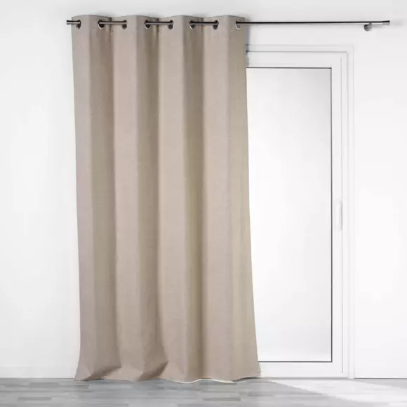 Rideau occultant (140 x 260 cm) Crepuscule Beige 3