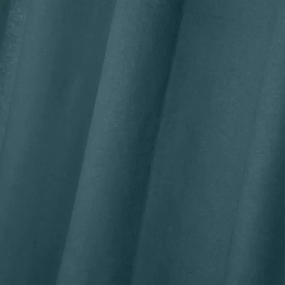Rideau coton (135 x 240 cm) Duo Bleu vert