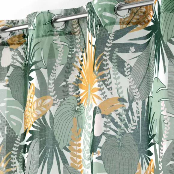 Voilage (140 x 280 cm) Brazilia Vert 2