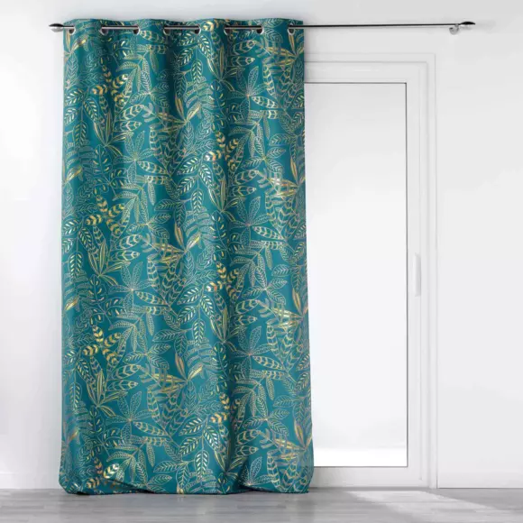 Cortina  semi-opaca(140 x 280 cm) Belflor Verde esmeralda 3