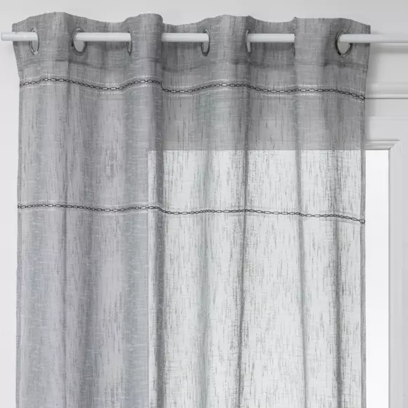 Visillo (140 x 240 cm) Indi Gris 3