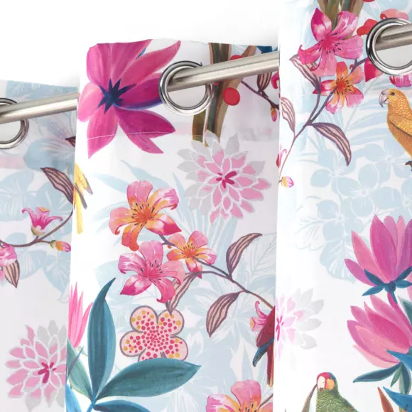 Rideau (140 x 260 cm) Exotic Paradise Rose 2
