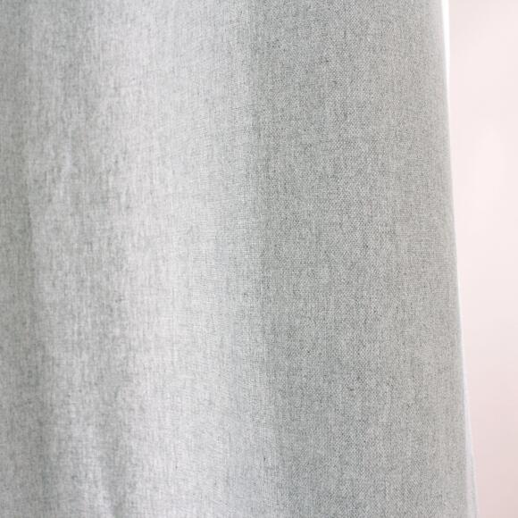 Cortina semi opaca en algodón recliclado (135 x 240 cm) Dune Gris claro 3