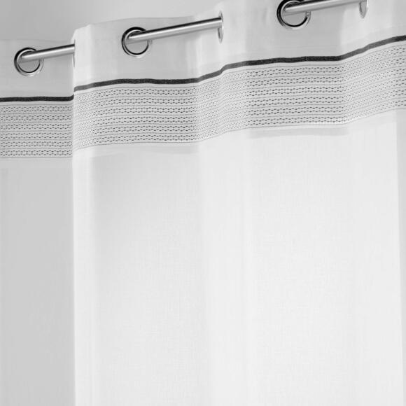 Tenda trasparente (140 x 240 cm) Nikita Bianco 3